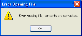 file corruption